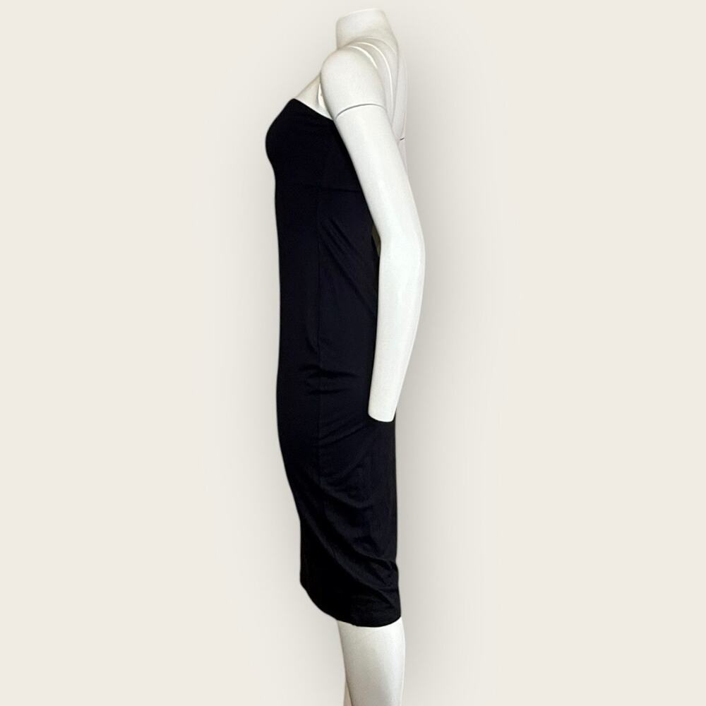 NWT | Susana Monaco | Strapless Bodycon Midi Dress | Midnight | Size S - Picture 3 of 12